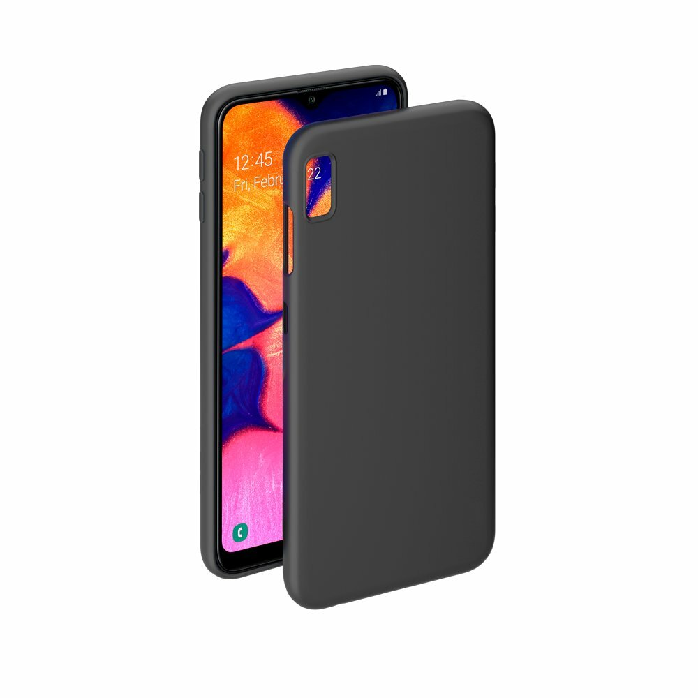 Samsung Galaxy A10 (2019) için Deppa Jel Renkli Kılıf, siyah