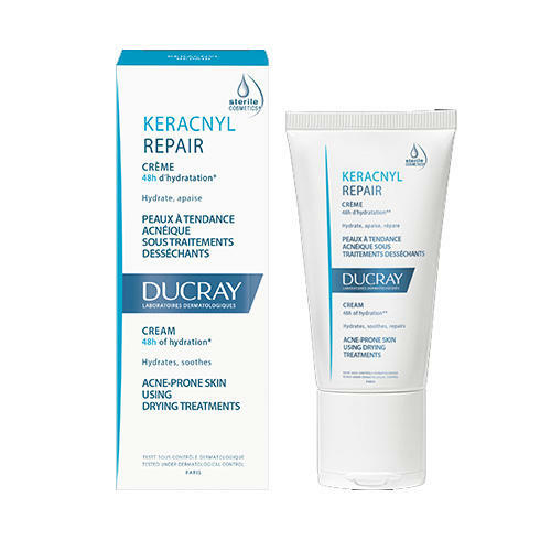Keraknil Regenerating Cream -voide ongelma -iholle 50 ml (Ducray, Kasvojen iho)