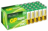Batteri GP Super Alkaline 24A LR03 AAA, 40 stk