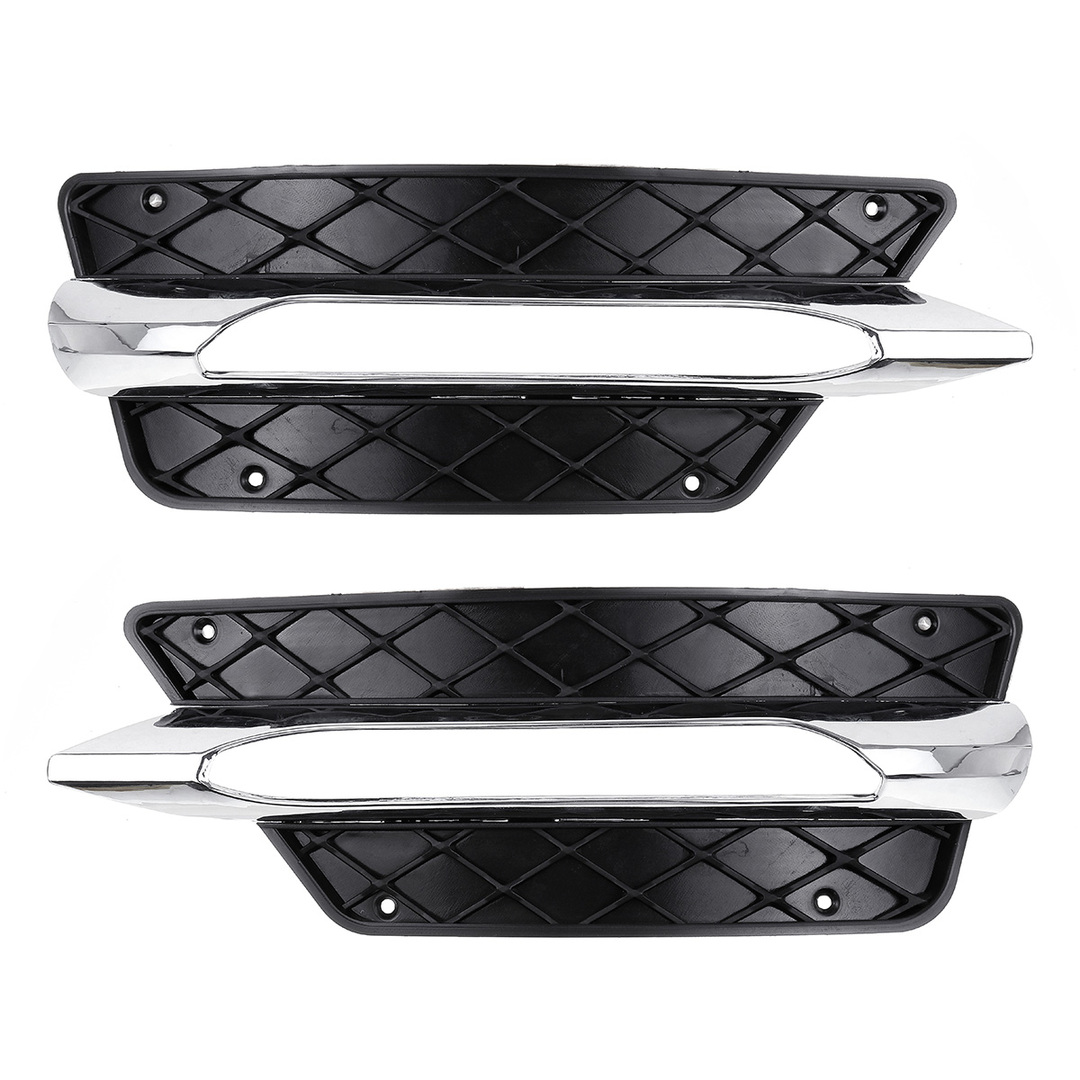 Auto vasak / parempoolne päevasõidutulede alumine põrkeraud DRL grillkate Mercedes C-CLASS W204 2012-2014 jaoks