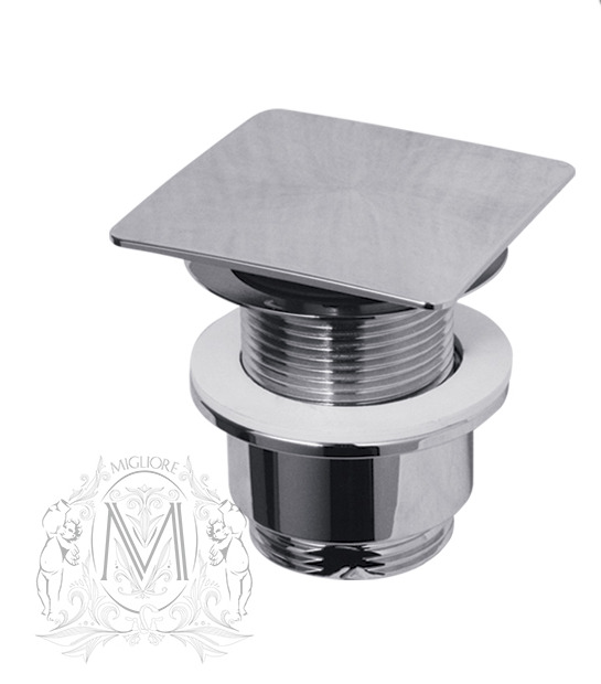 Migliore foot valve without overflow ML.RIC-10.122CR, click-clack, chrome