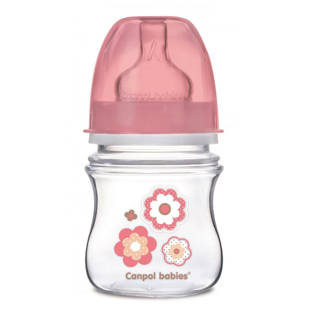 Canpol EasyStart buteliukas nuo kolikų, PP, 0+ mėnesių, 120 ml, 35/216, rožinis