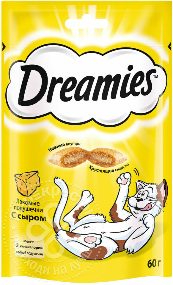 Dreamies kattegodt med ost 60g