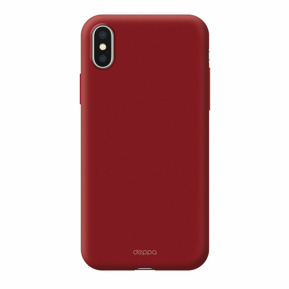 Etui Deppa Air do Apple iPhone XS Max czerwone