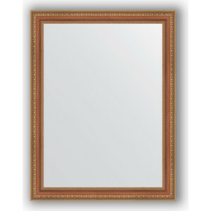 Miroir dans un cadre baguette Evoform Definite 65x85 cm, perles bronze sur bois 60 mm (BY 3171)