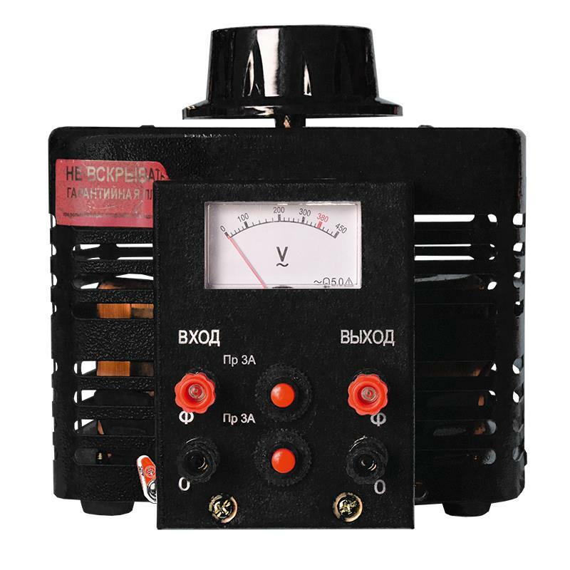 Autotransformator (LATR) Energy Black Series TDGC2-1kVA 3A (0-300V) enfase
