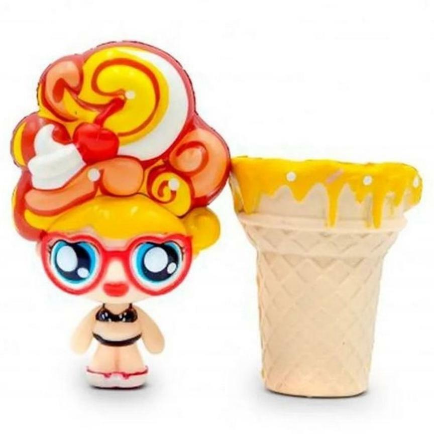 Squishy štýl zmrzliny # a # quot; Bonnie Banana Split # a # quot; - bábika s príchuťou, 12 cm