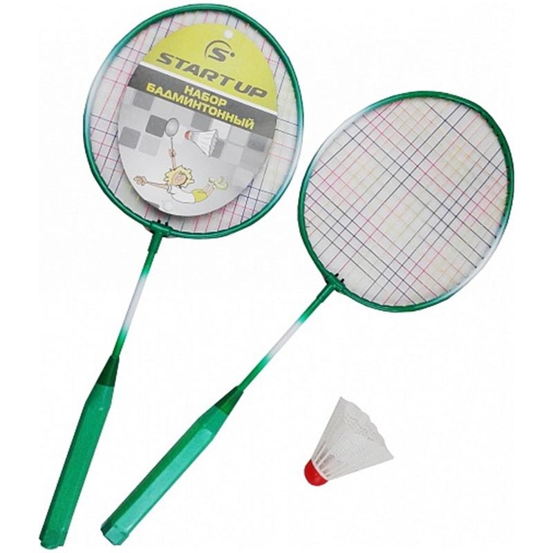 Badmintonsæt Start Up R-219 2 ketsjere, skubbe, etui