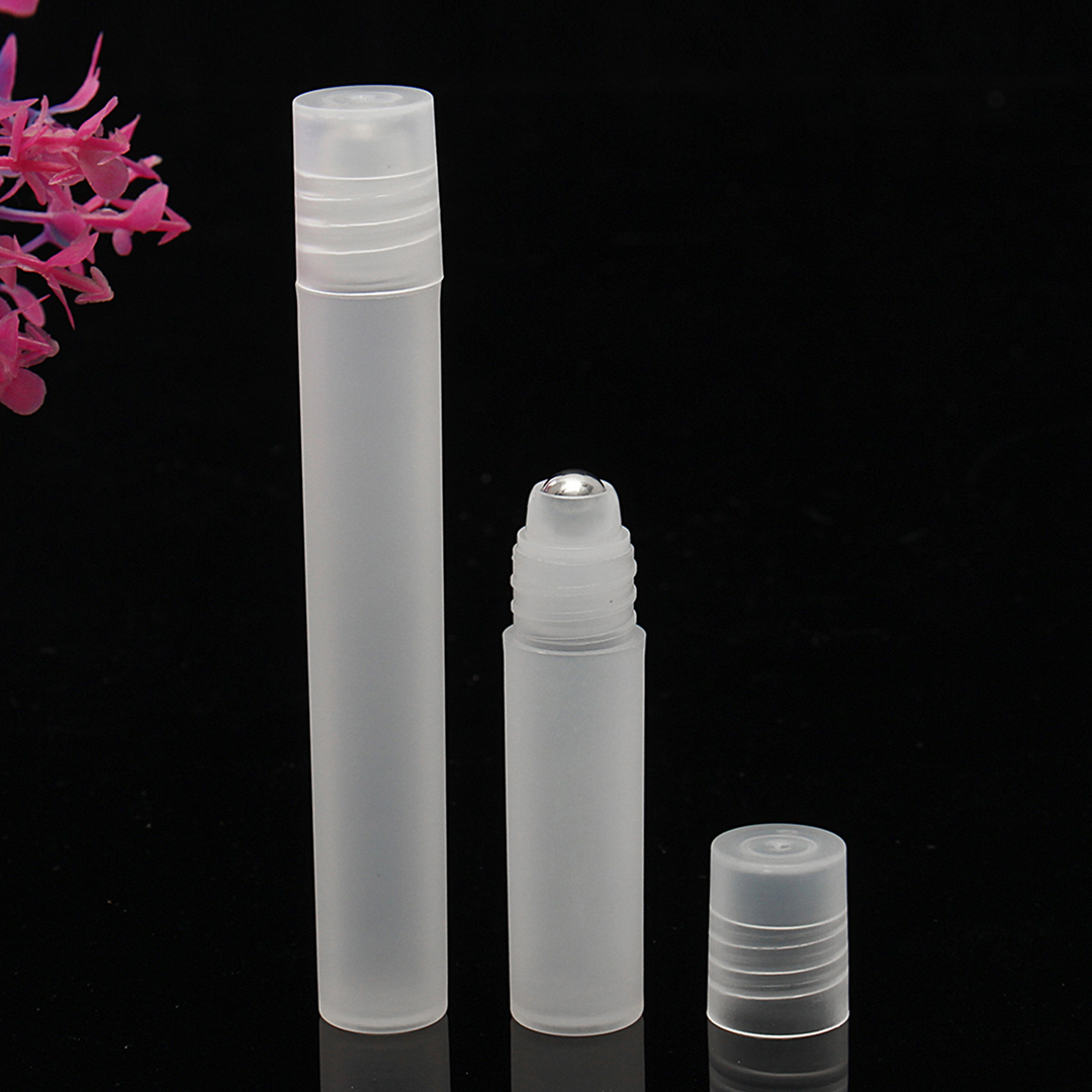 10 ml tom rulle på stilarter stålrullekugle flydende olie parfume flaske