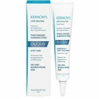 „Ducray Keracnyl“ vietinė odos priežiūra - „Stop -Acne Corrector“ probleminei odai, 10 ml