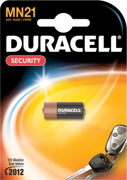 Batteri A23 / MN21 12V för Duracell larmnyckel fob (1st)