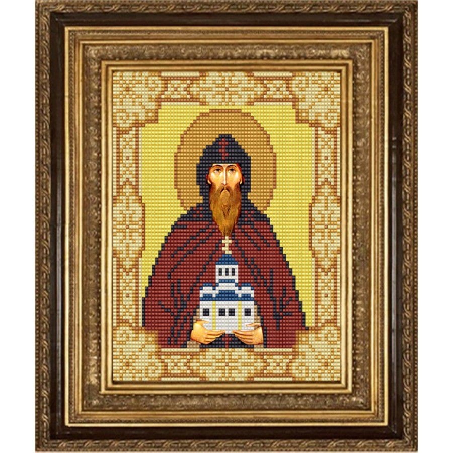 Tekenen op stof (kralen) SKATE art. 9165 Heilige Daniël 15x18 cm