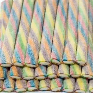 Gummies Sticks à mâcher Giant Tornado 6 couleurs de sucre. Fini 100 gr.