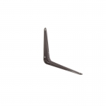 Angle bracket with rib, 175x225 mm, brown SIBRTECH 94025