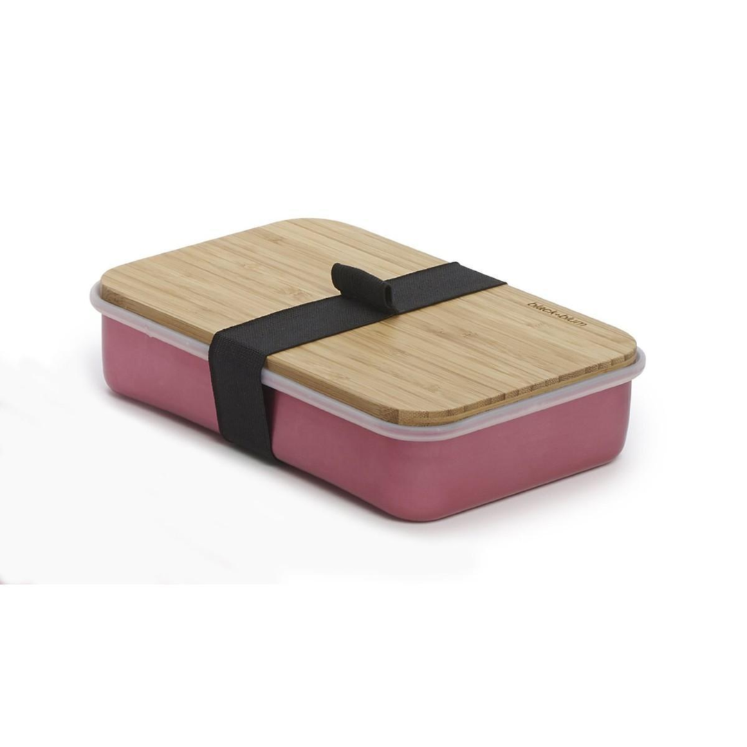 Proizvođač sendviča 350 ml drva \ aluminij \ ružičasti silikon