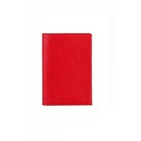 Fabula genuine leather driver's wallet, red