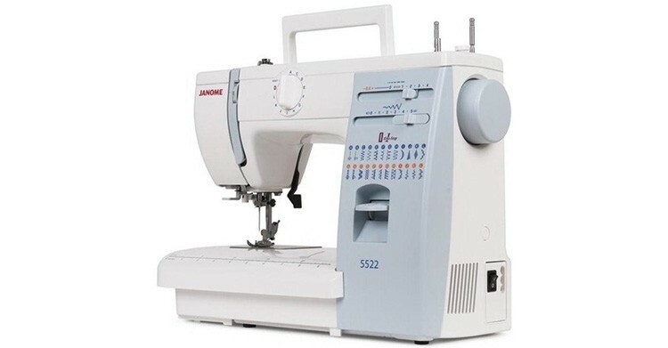 Máquina de costura Janome 5522: foto, revisão