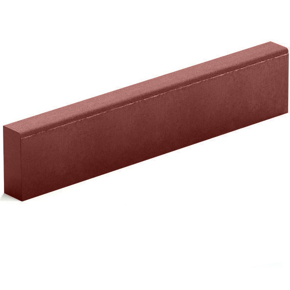 Bordure de trottoir Steingot de gris ciment rouge 1000х200х80 mm