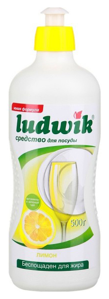 Detergente líquido Ludwik limón y té verde 500 g