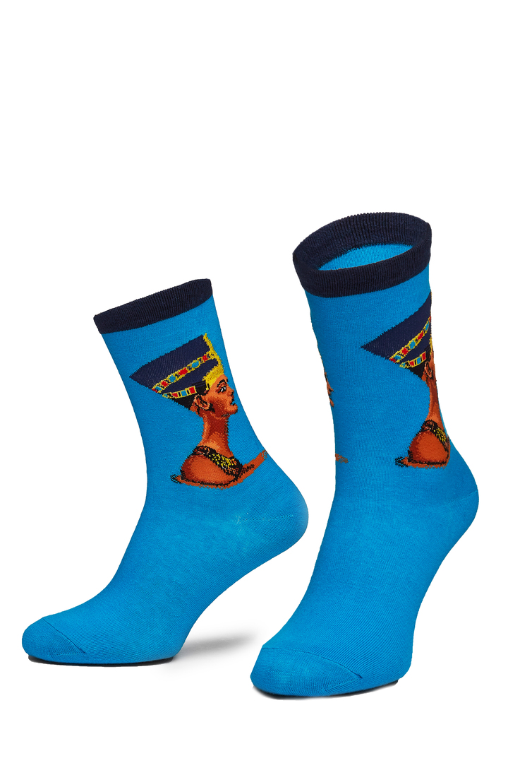 Erkek çorapları Red Heat 209060 mavi / kahverengi / siyah 40-44