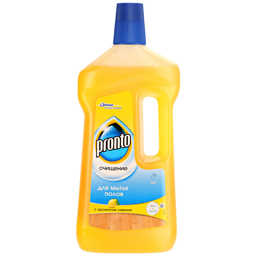 Pronto Cleaner 5in1 for cleaning floors with lemon scent, 750ml