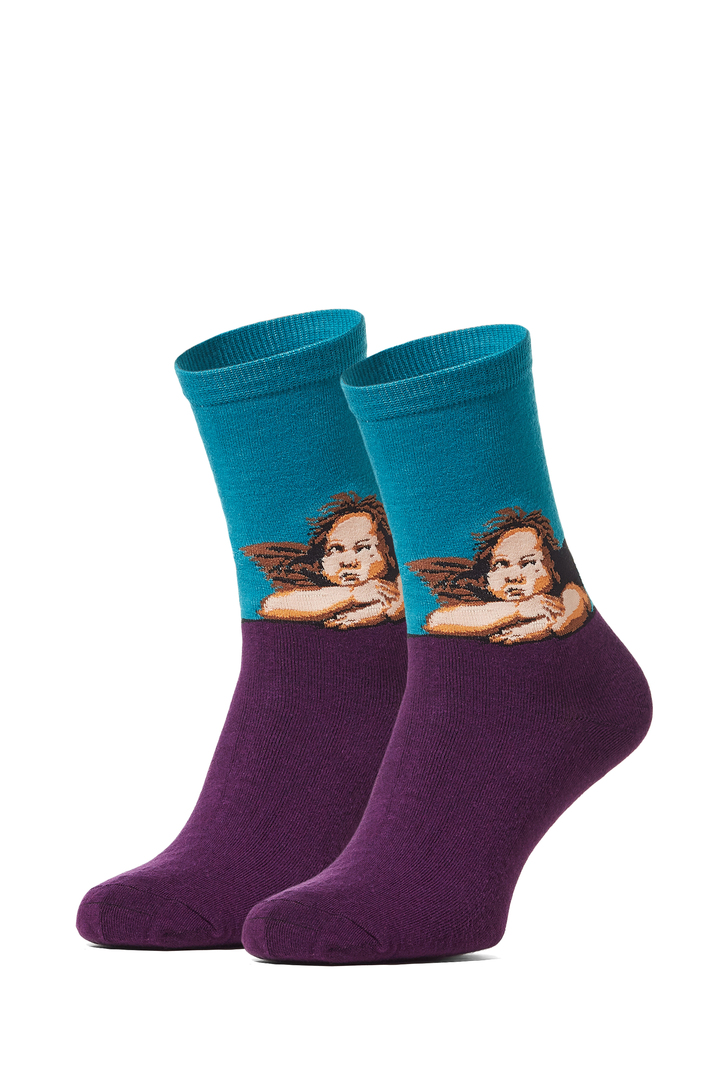 Chaussettes homme Red Heat 203845 violet / turquoise / marron 38-42