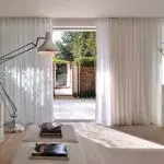 curtains in a modern minimalist style