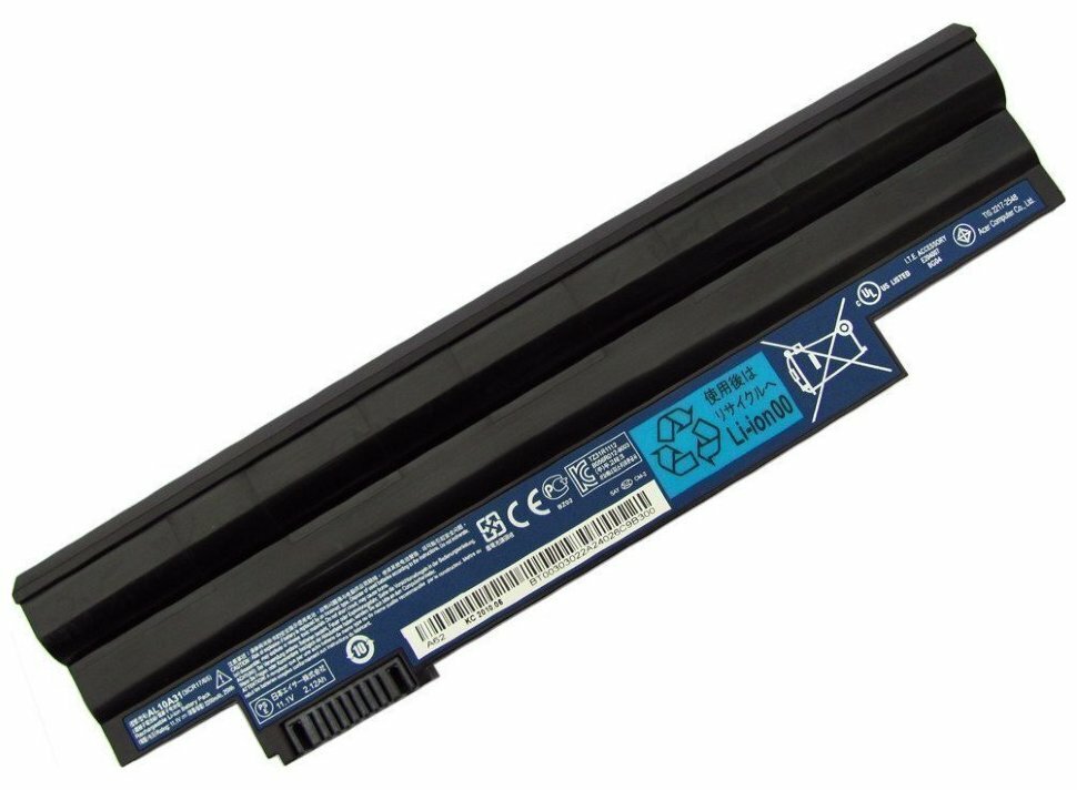 AL10A31 batterie d'ordinateur portable pour Acer Aspire One 522 D255 D260 passerelle LT23 LT25 LT27 11,1 volts 4400mAh