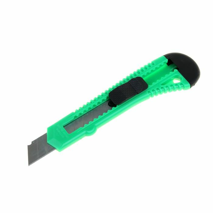 Maket bıçağı TUNDRA basic, plastik kasa, kare kilit, 18 mm