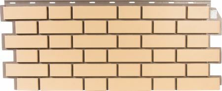 Homlokzati panel FineBer Brick sárga színű