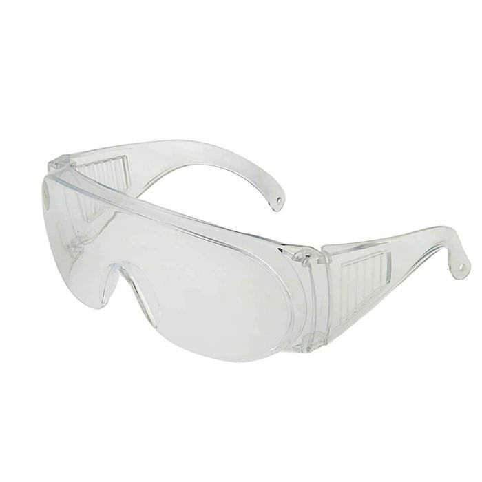 LOM aizsargbrilles, caurspīdīgs, atvērta tipa, triecienizturīgs materiāls
