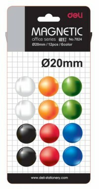 Board magnet Deli E7824, assorteret, 20 mm