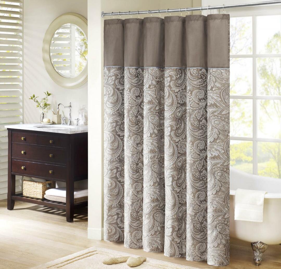 hur man väljer gardiner för badrummet