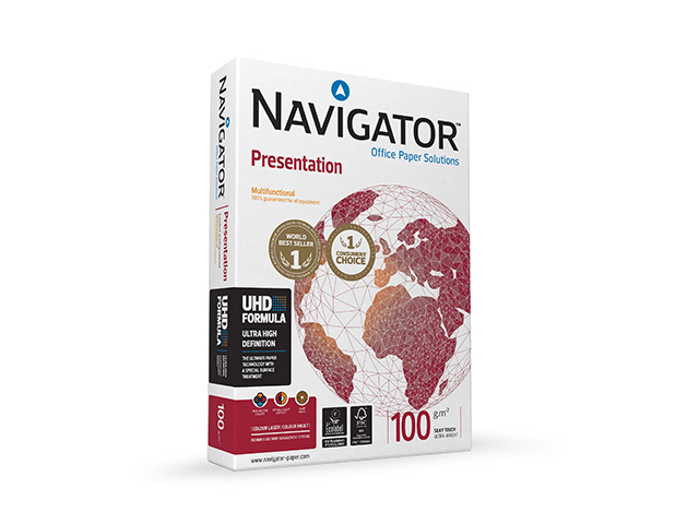 Prezentacja papieru Navigator A4 100g/m2 500 arkuszy