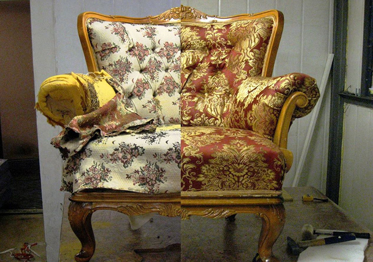La tapicería determina la apariencia y durabilidad de los muebles tapizados.