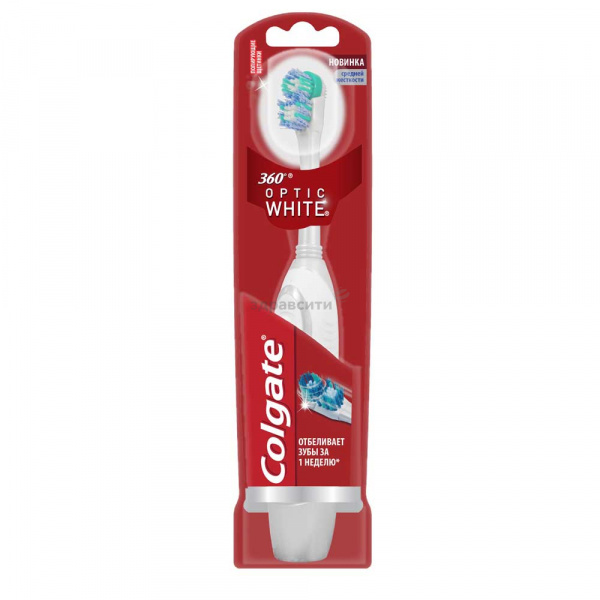 Colgate četkica za zube električna 360 Optic White, bijela