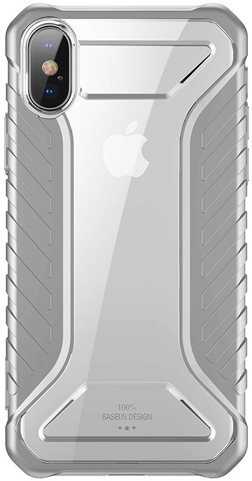 Custodia Baseus Michelin (WIAPIPH65-MK0G) per iPhone Xs Max (grigio)