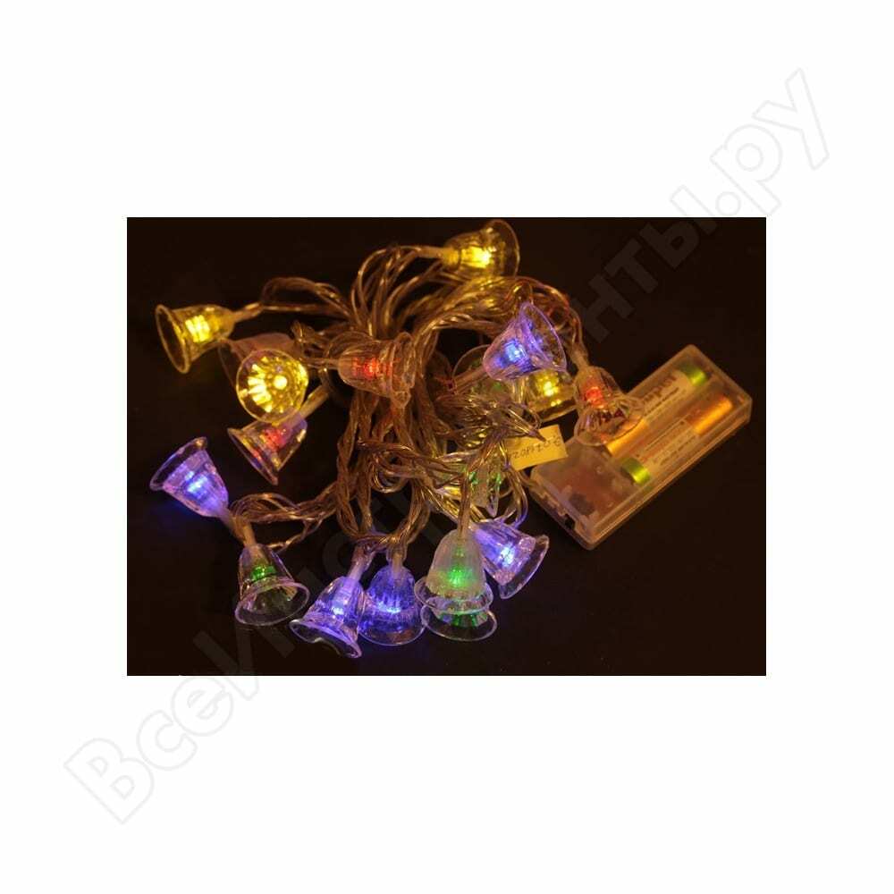 Cloches LED morozco 20 lampes avec contrôleur, alimenté par batterie, multicolore e071802b