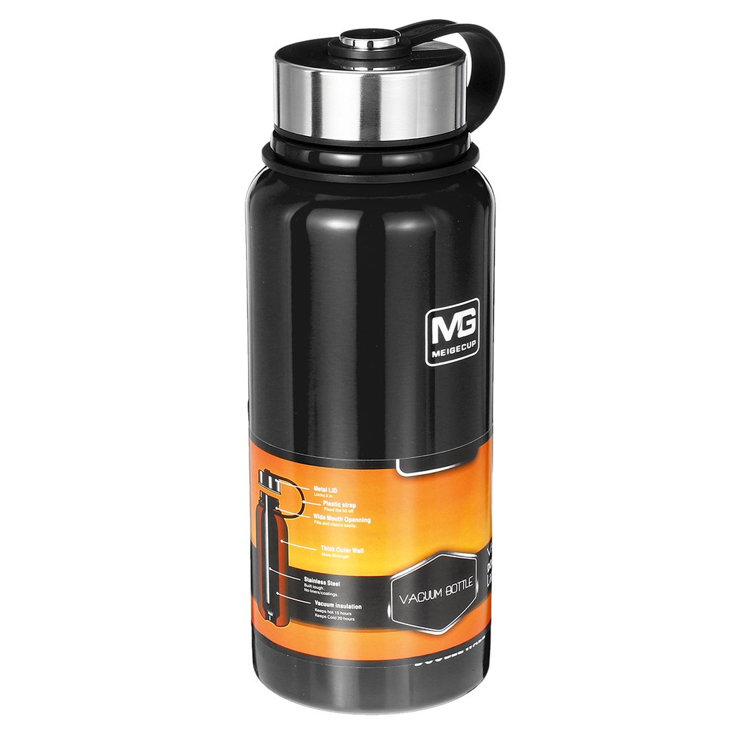 Ml bærbar vakuumkopp rustfritt stål termos vannflaske utendørs sportskoker