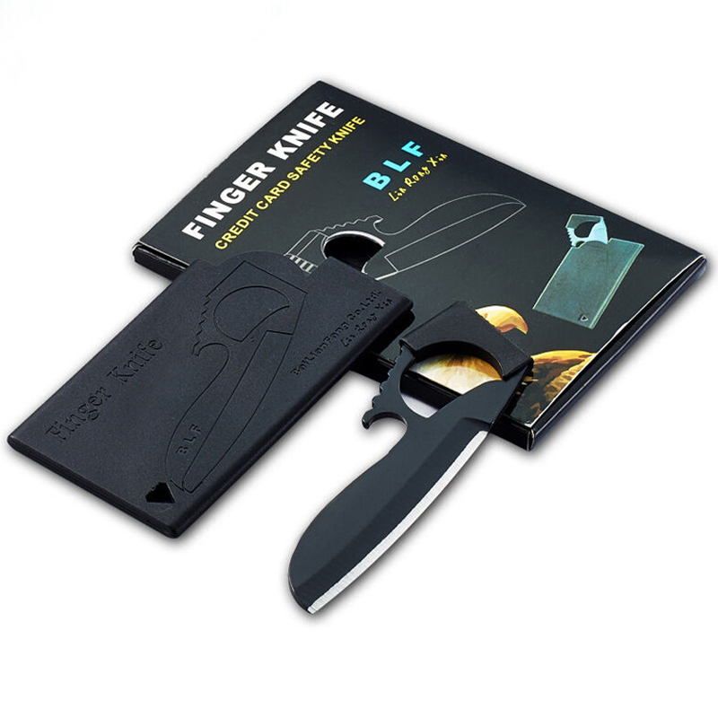 ® Outdoor EDC Multifuncional Mini Card Pocket Knife Survival Safety Kit Set