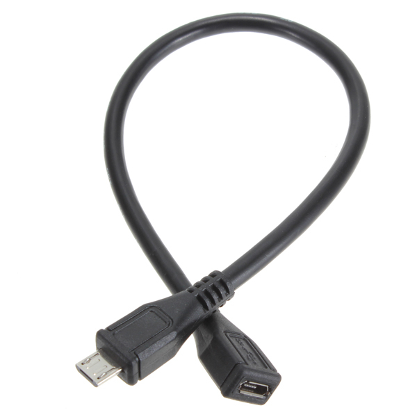 „Micro USB 2.0“ B tipo vyrų ir moterų ilginimo įkrovimo kabelio prailginimo kabelis