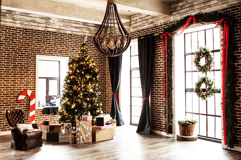 New Year's loft: a stylish celebration for special guests