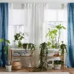 curtains in modern style design photo