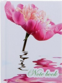 Cuaderno prestige Flores y agua, A7, 64 hojas, jaula