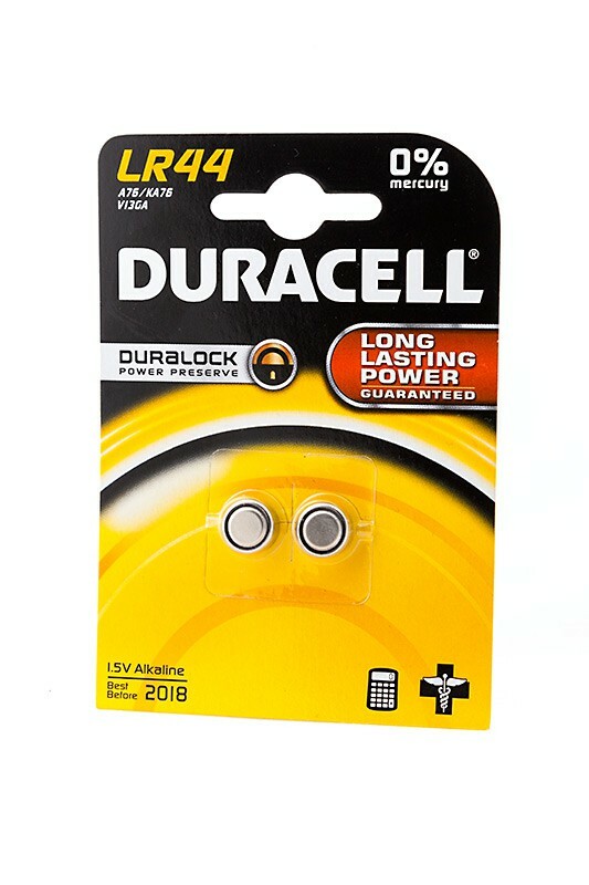 Pile Duracell LR44 BL2 (2 pièces)