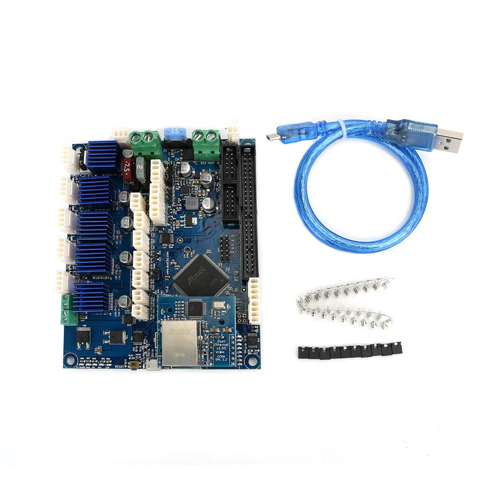 Kloonitud Duet Ethernet V1.04 Täiustatud 32-bitine elektroonikaplaat Emaplaadi emaplaat pakub Etherneti ühenduvust 3D-printeri jaoks