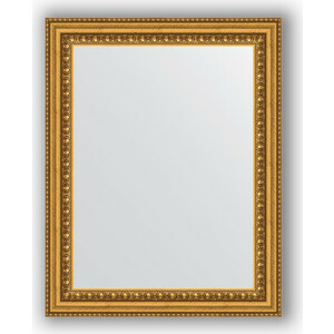 Mirror in a baguette frame Evoform Definite 38x48 cm, gold beads 46 mm (BY 1344)
