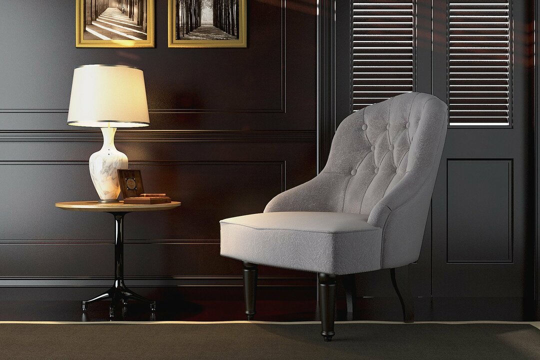 Atzveltnes krēsls viesistabā: uzstādīšana modernā istabas interjerā, foto piemēri
