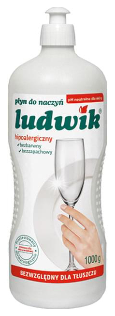 Ludwik tekutý umývací prostriedok na riad hypoalergénny 1000 g