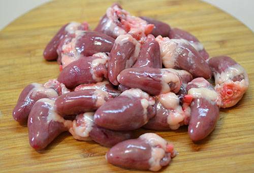 How to clean chicken hearts: tips from the chef